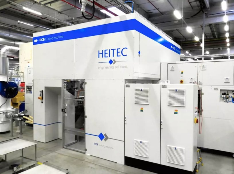 HEITEC Slovensko hat für den Automobilzulieferer Hella eine Automatisierungsmaschine zum Schnitt von Leiterplatten für Innenbeleuchtungskomponenten entworfen und gebaut